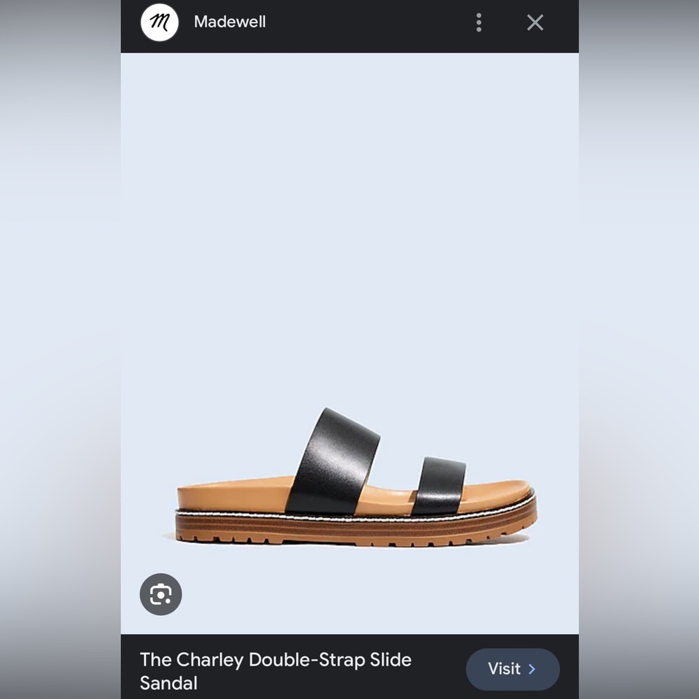 Madewell Charley Double Strap Sandal